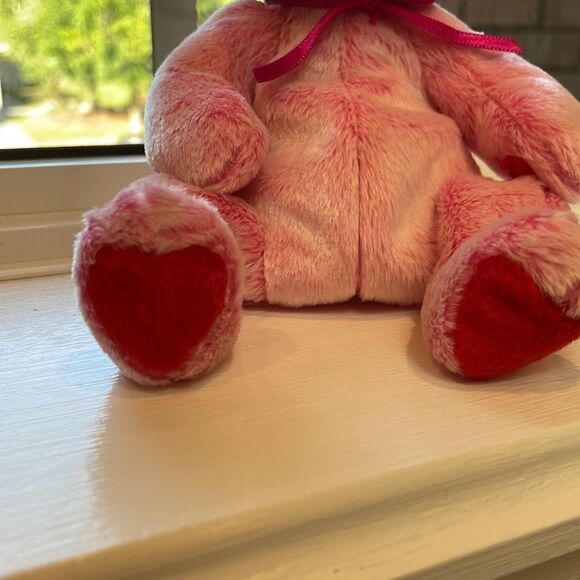 Romance the Bear 2001 Ty Beanie Baby Mint Condition with all tags attached - Picture 4 of 7